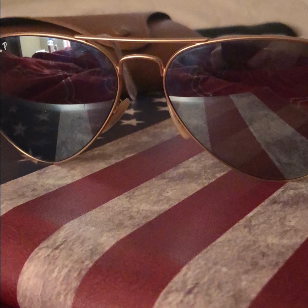 Rayban Aviators Mirrored & Polarized - image 3